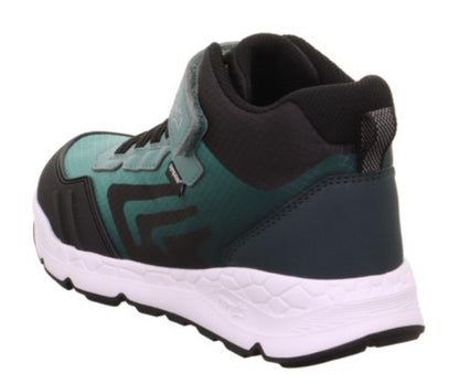 Bequemer SUPERFIT SYMPATEX Knöchelschuh mit wasserdichter Technologie in petrol und schwarz