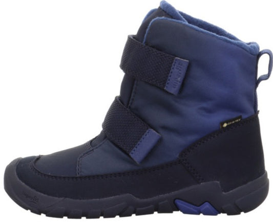 SUPERFIT GORE TEX Stiefel Barfußschuh TRACE 6041/800 in dunkelblau mit wasserdichter GORE TEX Membran und atmungsaktivem Obermaterial