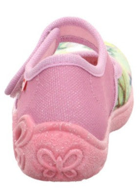 SUPERFIT Hausschuh BELINDA 288-556 - rosa / grün / Einhorn
