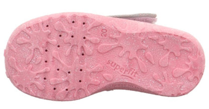 SUPERFIT Hausschuh SPOTTY 9256-252 - grau / rosa / Katze