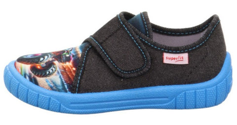 SUPERFIT Hausschuh BILL 271-0020 - grau / blau / Monster Truck