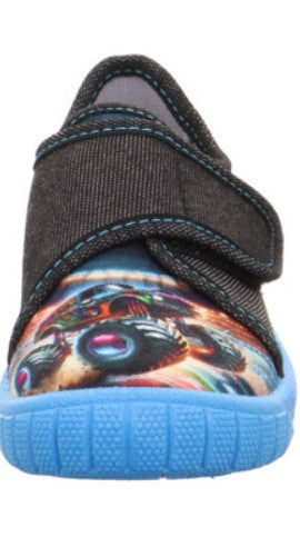 SUPERFIT Hausschuh BILL 271-0020 - grau / blau / Monster Truck