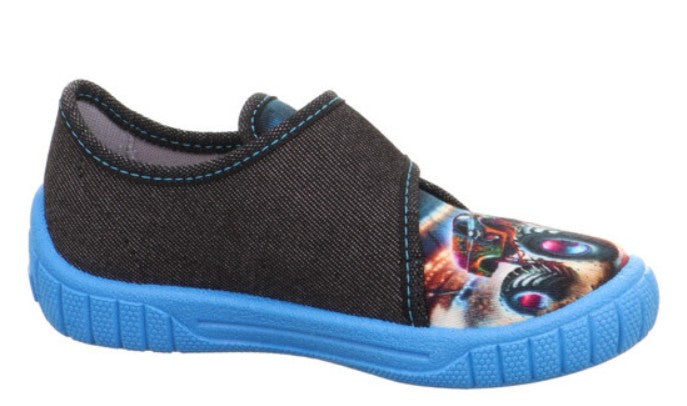 SUPERFIT Hausschuh BILL 271-0020 - grau / blau / Monster Truck