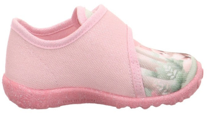 SUPERFIT Hausschuh SPOTTY 9254-556 - rosa / Hasi / Glitzer
