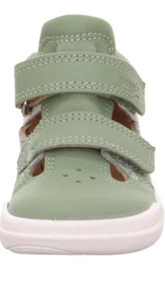 SUPERFIT Barfuß Halbsandale SUPERFREE 547-750 - grün / offwhite
