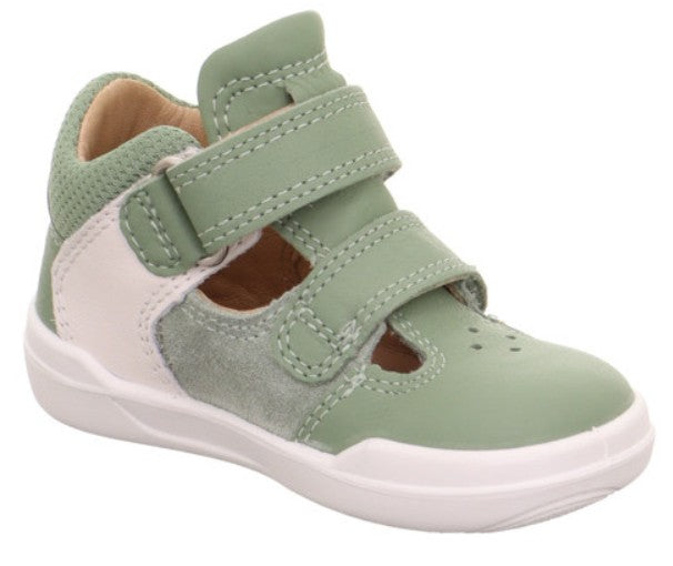 SUPERFIT Barfuß Halbsandale SUPERFREE 547-750 - grün / offwhite