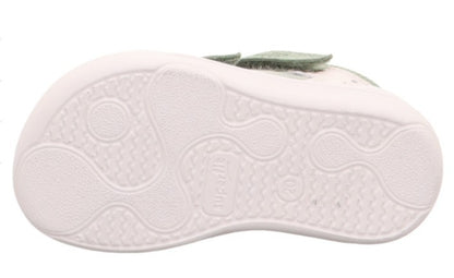 SUPERFIT Barfuß Halbsandale SUPERFREE 547-750 - grün / offwhite