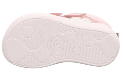 SUPERFIT Knöchelschuh Barfußschuh SUPERFREE 543- 556 - rosa / Glitzer