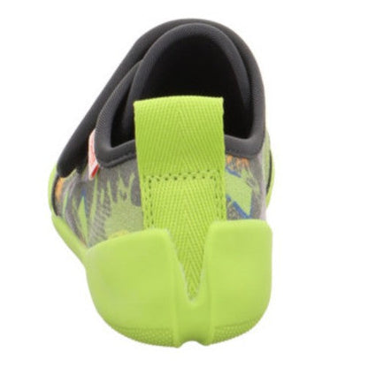 SUPERFIT Barfuß Hausschuh VENTI 6700-20 - neongrün / grau / bunt