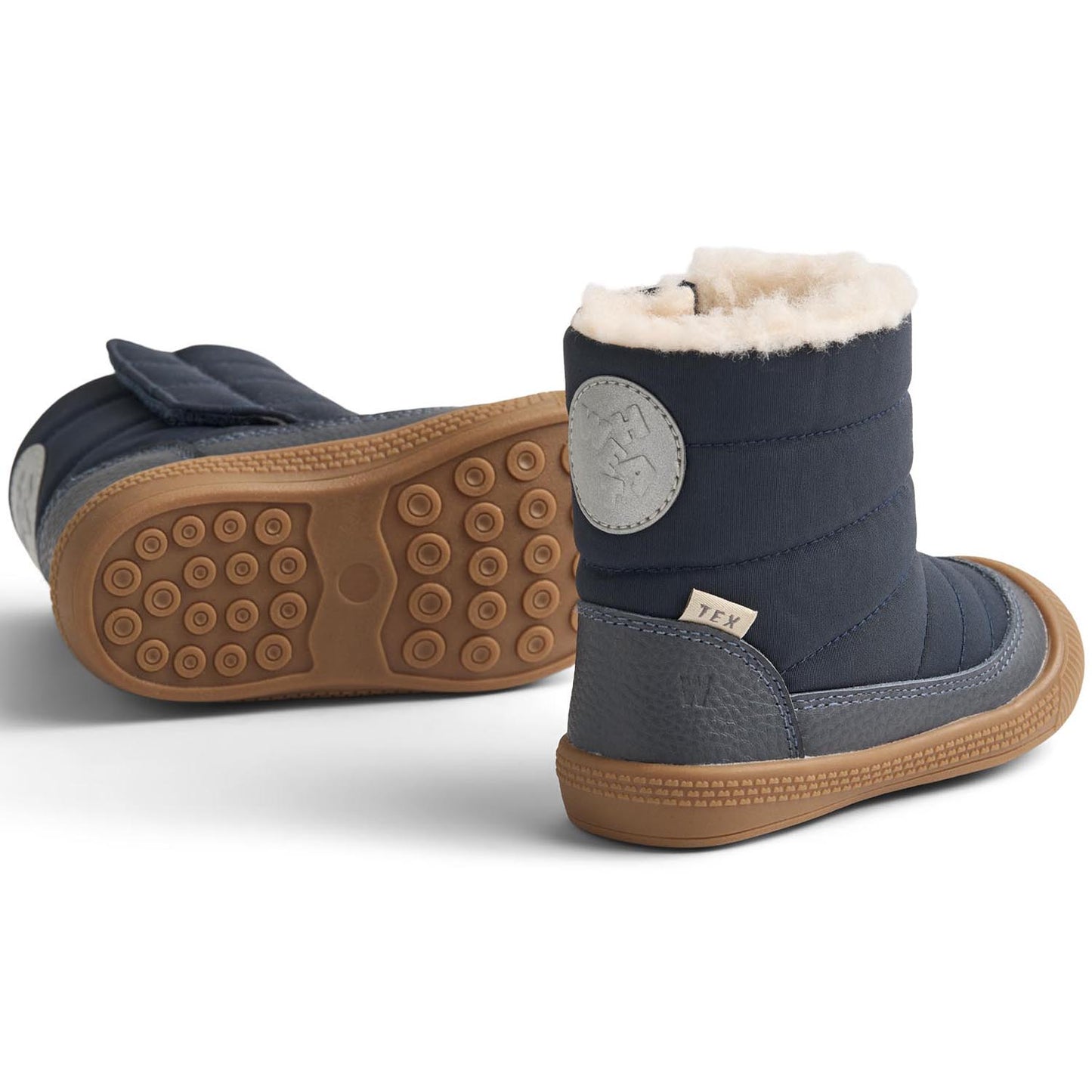 Hochwertige WHEAT TEX DELANEY WF513k-01 Stiefel in Marineblau, ideal für winterliches Wetter