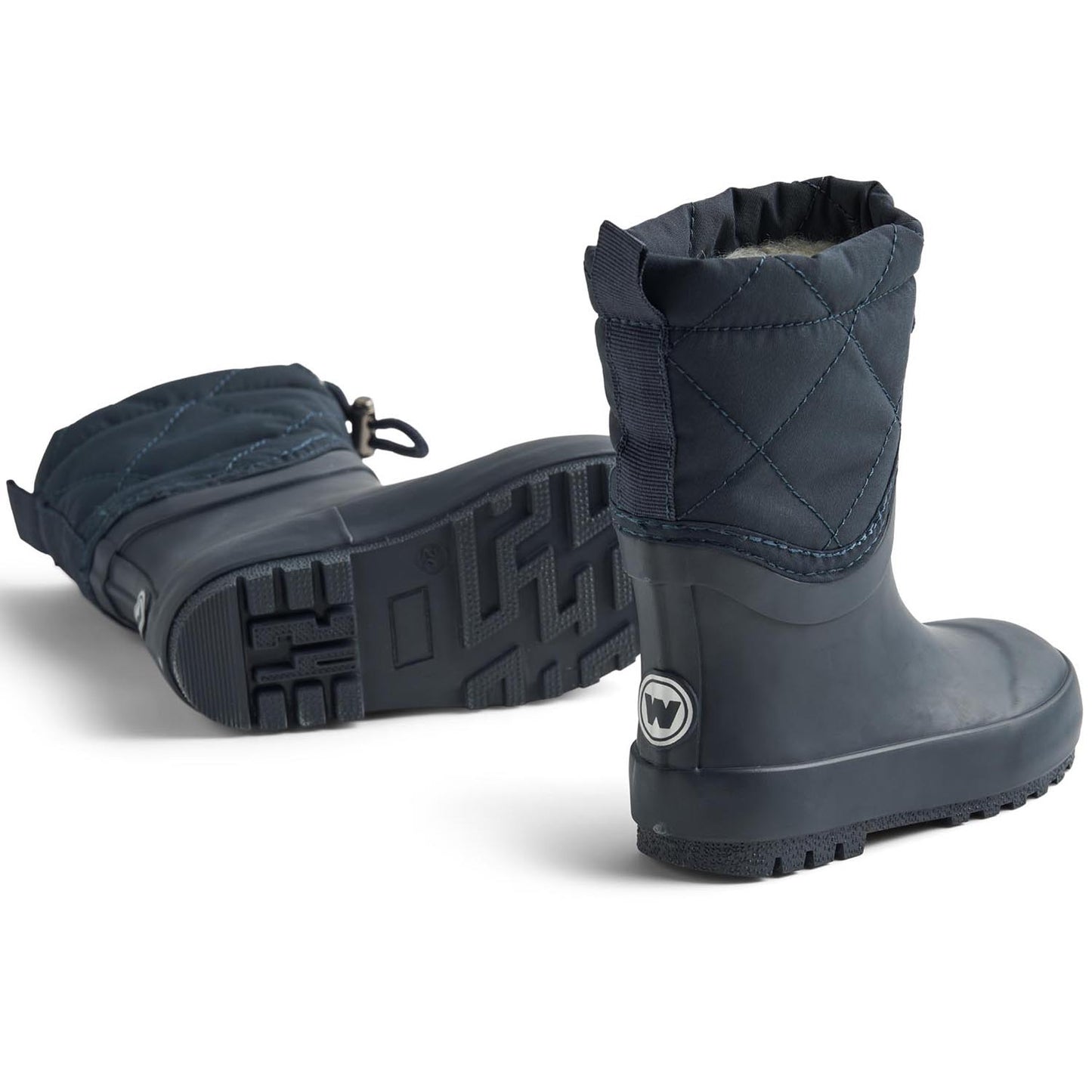 WHEAT Thermo Snowboot-WF541K-01 in dunkelblau, perfekt für winterliches Wetter und Schnee, mit wasserdichter Oberfläche