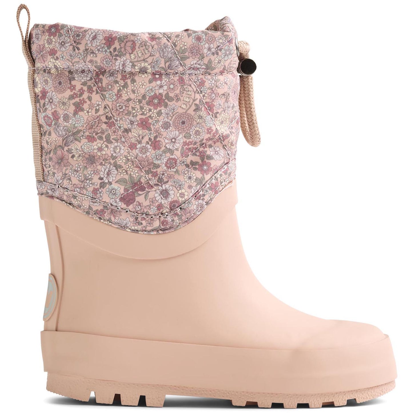 WHEAT Gummistiefel Drizzle in rosa mit Blümchenmuster für Kinder