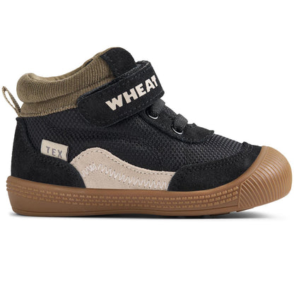 WHEAT TEX Knöchelschuh TODY WF705-01 in schwarz und oliv mit robustem Design