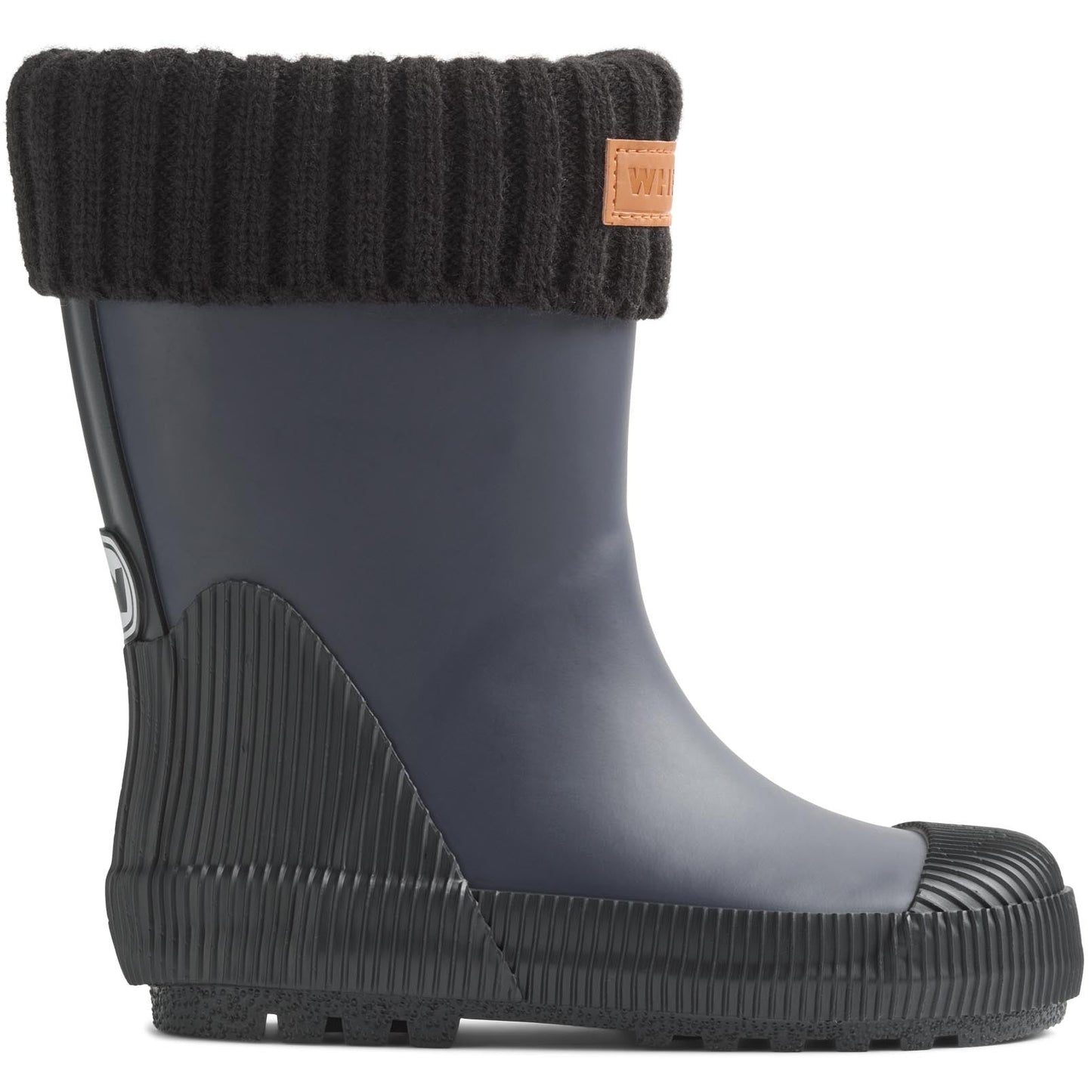 WHEAT Gummistiefel aus schwarzem Gummi mit robustem Design für nasse Bedingungen