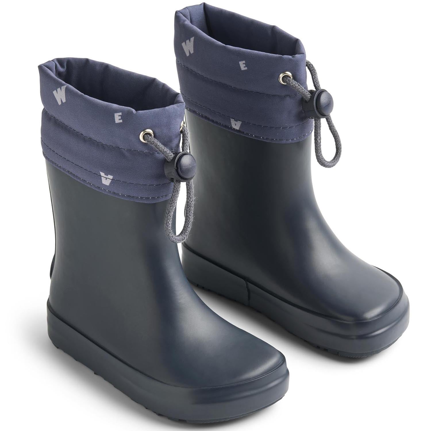 Dunkelblaue Wheat Gummistiefel Zerro Thermo mit rutschfestem Profil und wasserdichtem Material