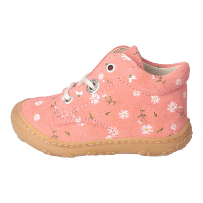 RICOSTA Knöchelschuh DOTS - coral / Blümchen