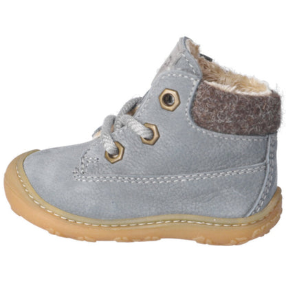 Stylischer Knöchelschuh in Grau von RICOSTA mit Schnürung und Reißverschluss