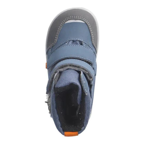 Ansicht von oben: Ricosta NEVIS Schuhe Stiefel grau-blau, Klettverschluss