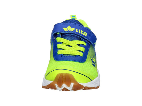 LICO Sportschuh BARNEY 360926 - neongelb / royal: High-performance neon yellow and royal blue athletic shoe for sports enthusiasts