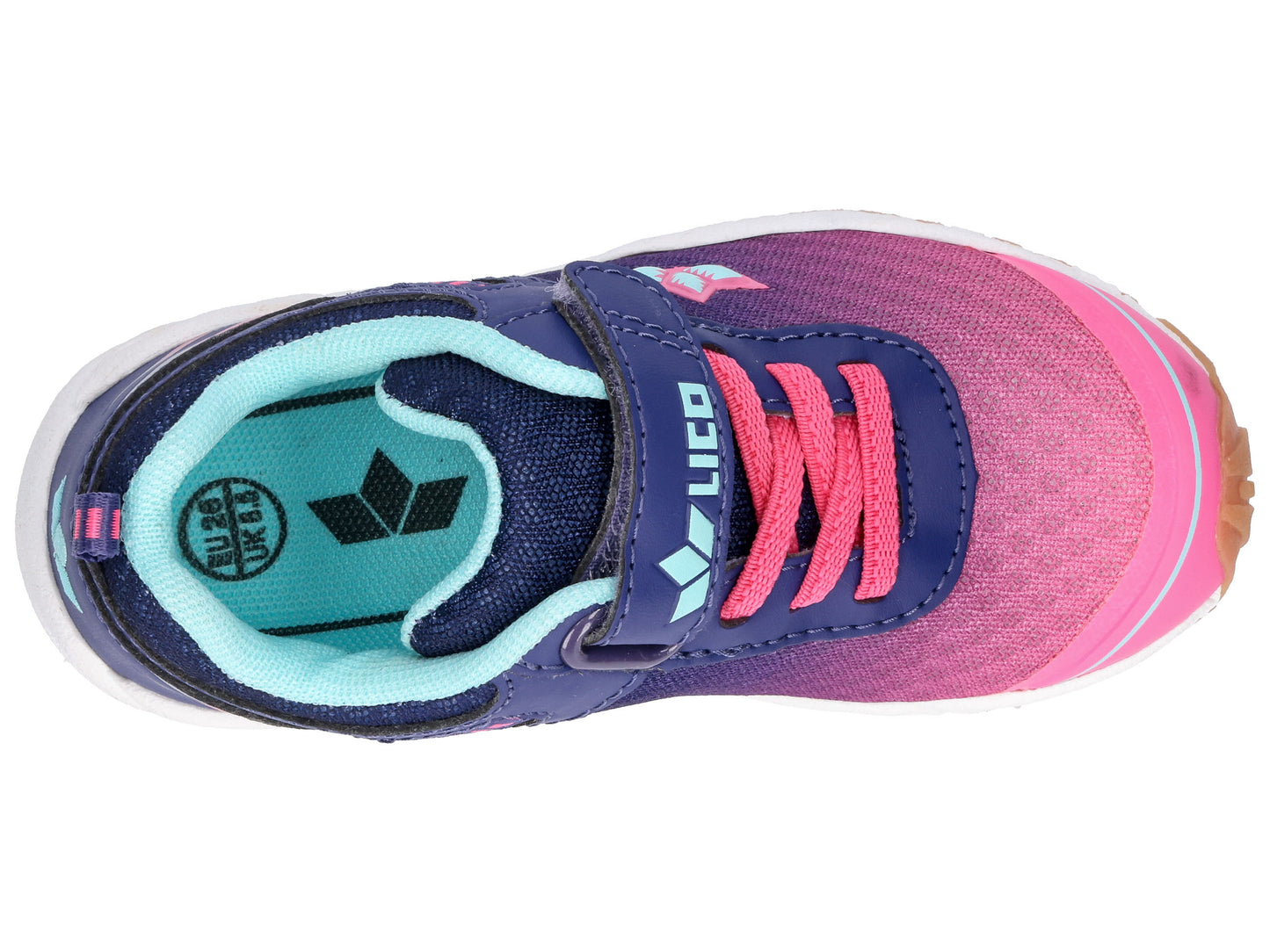 LICO Sportschuh BARNEY 366213 - lila / pink / türkis