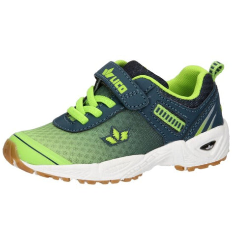 LICO Sportschuh BARNEY 366097 in petrol und neongelb mit atmungsaktivem Obermaterial