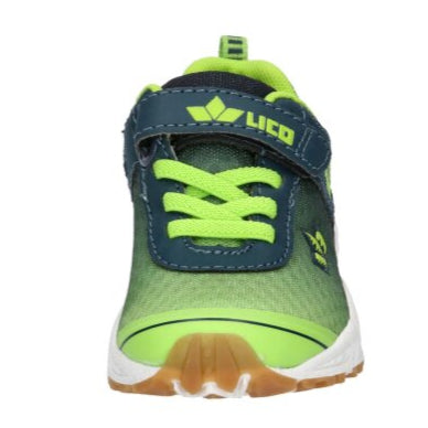 Lico BARNEY 366097 Sportschuh in petrol/neongelb mit stylischem Design für aktive Träger