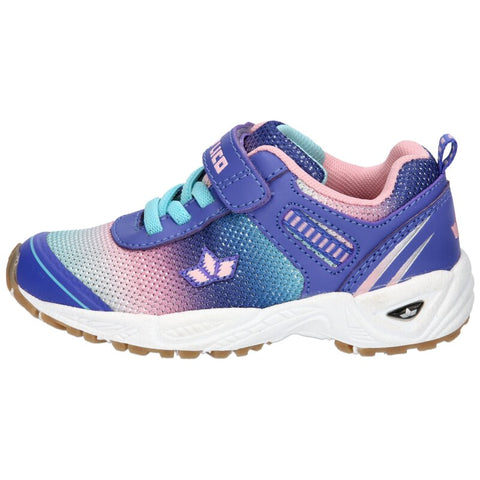 LICO Sportschuh BARNEY 366063 in lila, rosa und türkis - seitliche Ansicht