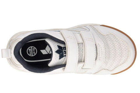 Seitenansicht des weißen LICO BOULDER Sportschuhs 366155, ideal für Training und Freizeit