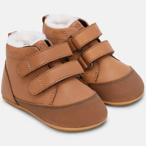 BUNDGAARD PreWalker III WINTER BG501022 - cognac shoe on white background