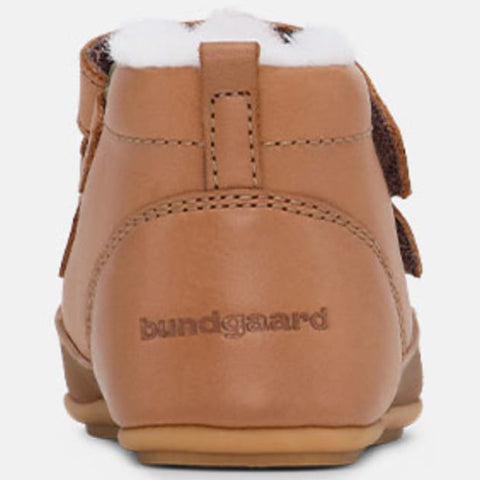 Toddler's cognac-colored BUNDGAARD PreWalker III WINTER BG501022 shoes