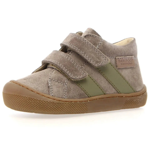 NATURINO Barfußschuh Halbschuh SABBY - stone / salbei / dunkle Sohle