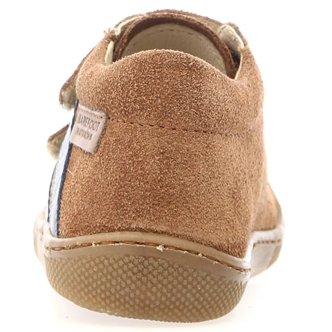 NATURINO Barfußschuh Halbschuh SABBY - braun / blau / dunkle Sohle