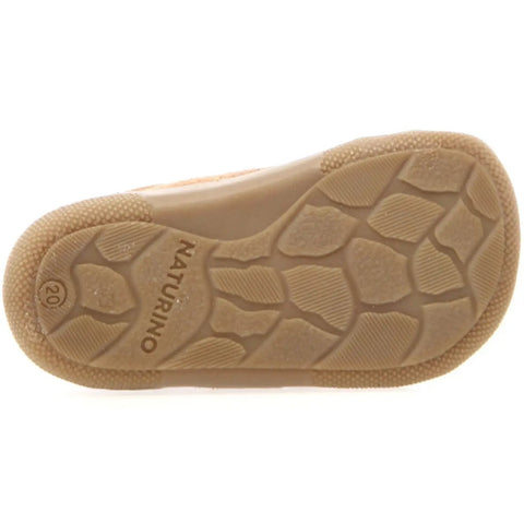 NATURINO Barfußschuh Halbschuh SABBY - braun / blau / dunkle Sohle