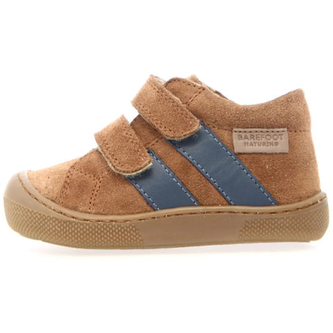 NATURINO Barfußschuh Halbschuh SABBY - braun / blau / dunkle Sohle