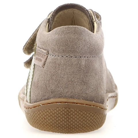 NATURINO Barfußschuh Halbschuh SABBY - stone / salbei / dunkle Sohle