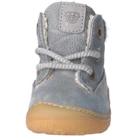 Sportlicher Knöchelschuh von RICOSTA in Grau mit Schnürung und Kontrastnähten