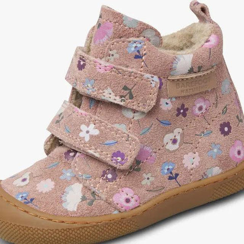 NATURINO Barfuß Stiefel WIGGHI - altrosa / Blümchen