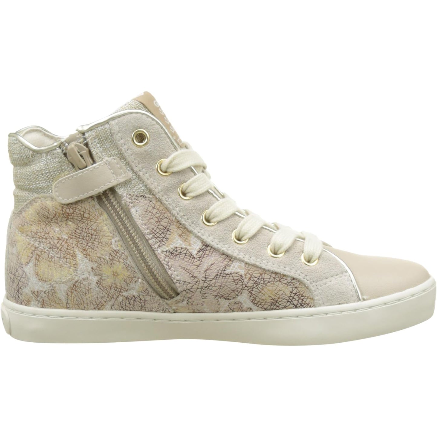 Fashionable beige and gold GEOX Knöchelschuh KIWI J72D5H