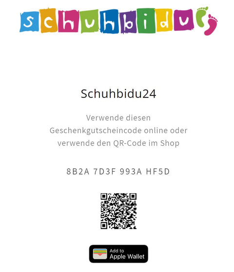 Schnell und einfach Gutschein (Online/per E-Mail) ab 10€ bestellen und per E-Mail versenden
###