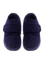 Hochwertiger dunkelblauer NANGA Hausschuh mit rutschfester Sohle für zuhause