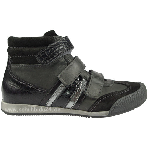 Black and silver JOCHIE FREAKS Knöchelschuh 10922 ankle shoe for kids