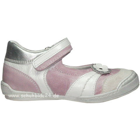 JOCHIE FREAKS Ballerina 11114 - rosa, a comfortable and stylish pink ballet flat for girls with a cute bow detail
