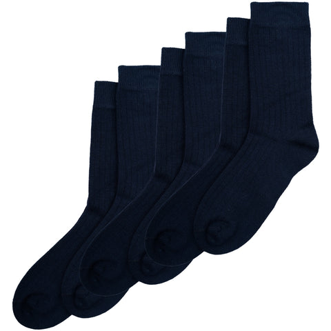 Three-pack of navy bamboo socks, made from soft and sustainable material