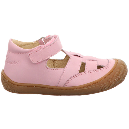 NATURINO Halbsandale WAD - rosa: High-quality pink half-sandal for kids with comfortable design and durable materials for outdoor activities