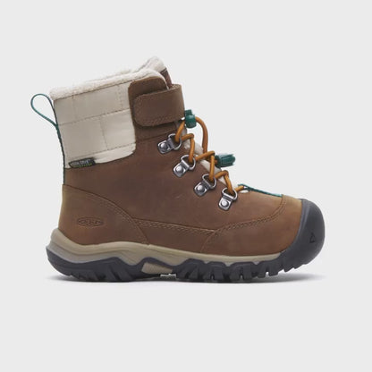 KEEN WP TEX Stiefel KANIBOU - braun / petrol