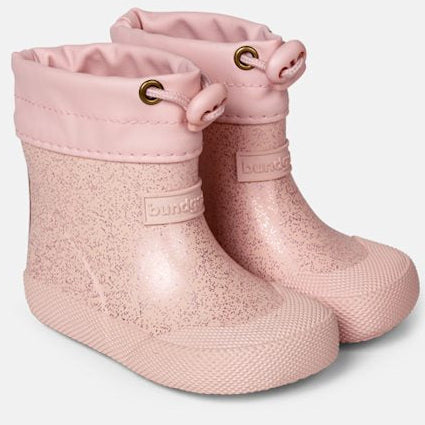 BUNDGAARD Barfuß Gummistiefel COVER - rosa / Glitzer
