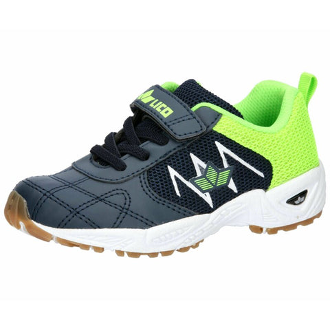Close up of LICO Sportschuh REFUGIO 360949 navy neongrün shoe sole