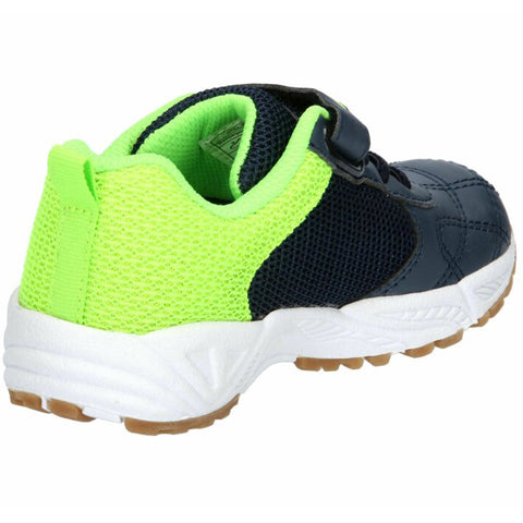 LICO Sportschuh REFUGIO 360949 navy neongrün shoe from side angle