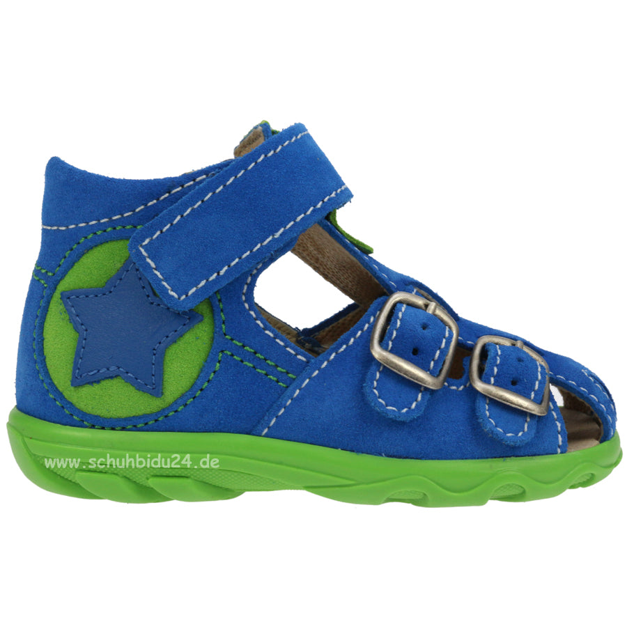 Richter Halbsandale 2106 in blau, comfortable and stylish children's sandal for summer