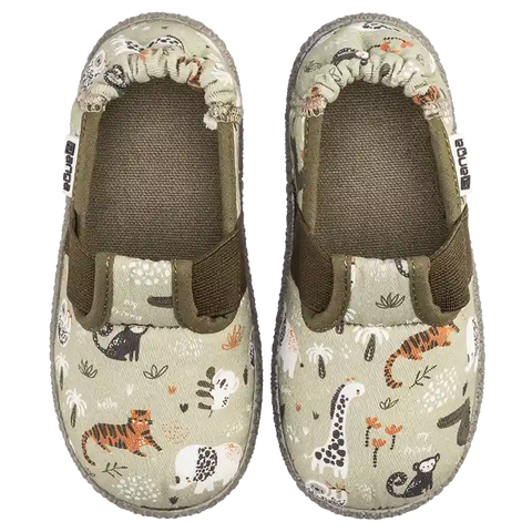 NANGA Hausschuh 30-0537-90- Safari in schönen Braun- und Beigetönen